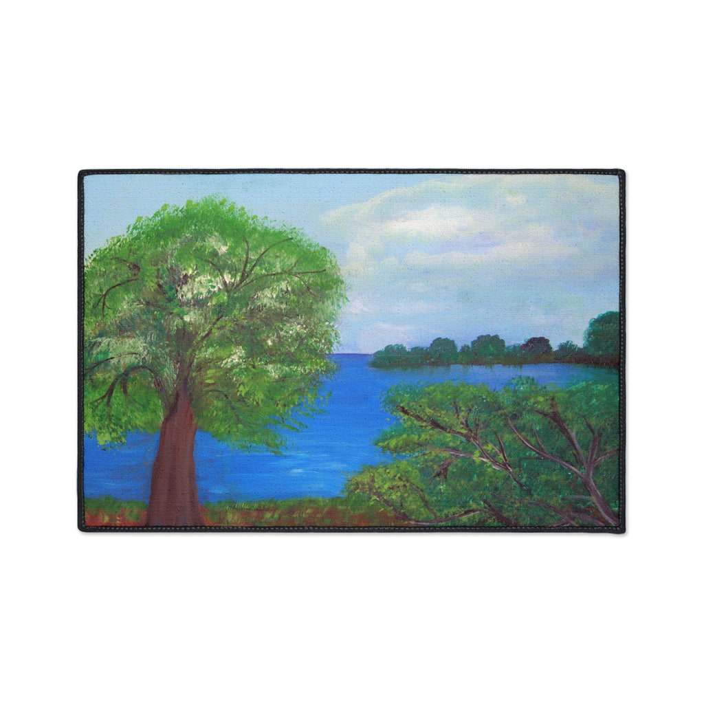 Scenic Lakeview Heavy-Duty Floor Mat