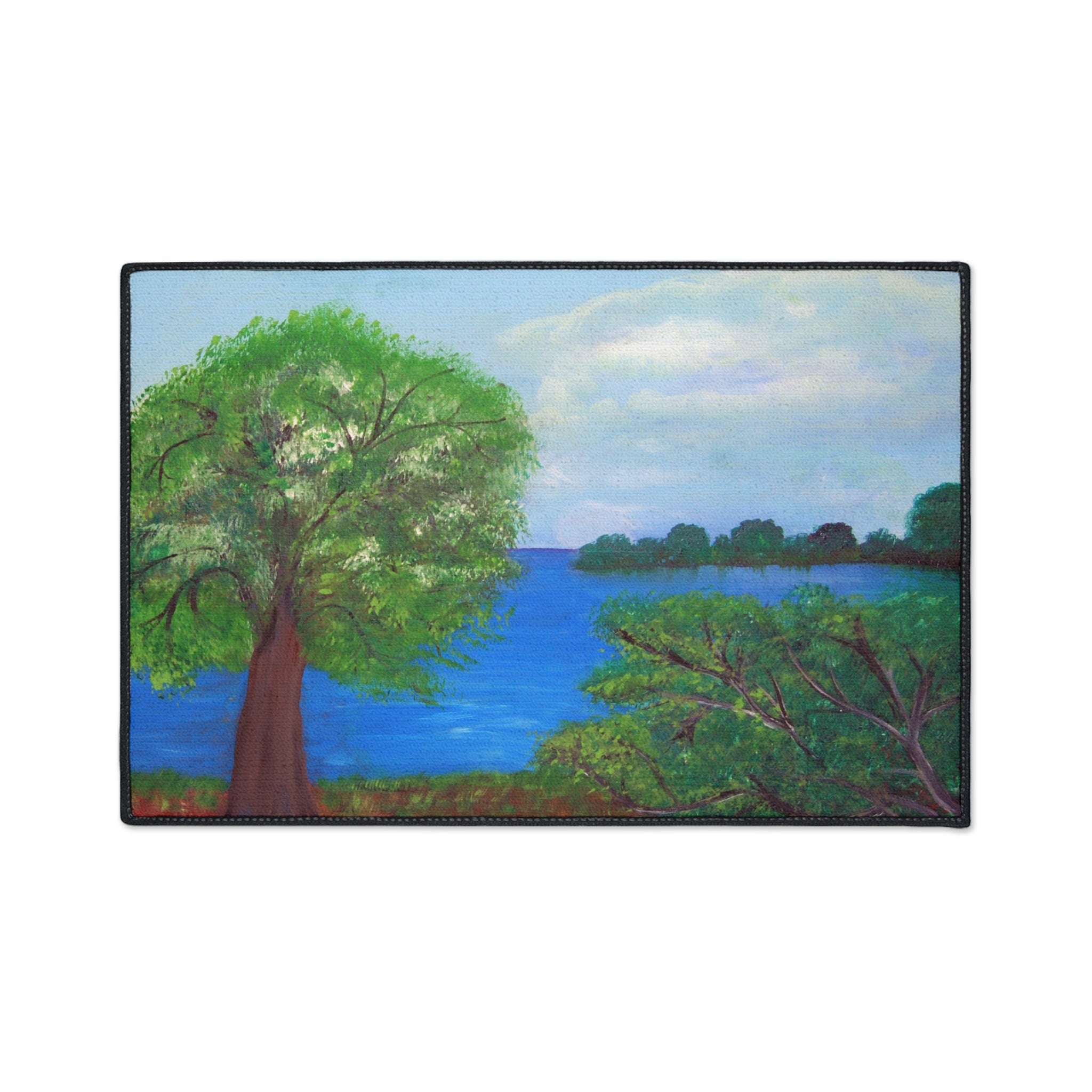 Scenic Lakeview Heavy-Duty Floor Mat