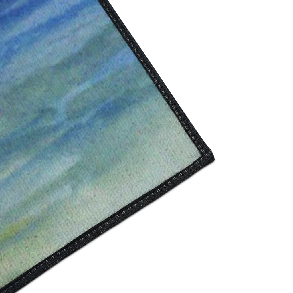 What's Your Therapy? Margarita Mermaid Floor Mat — Heavy Duty Beach Bar Welcome Mat