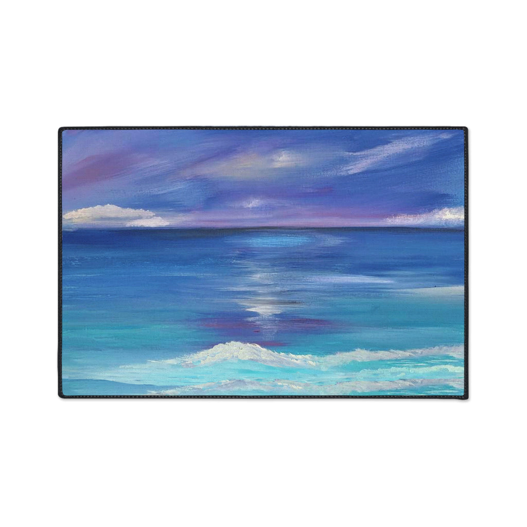 Ocean Panorama Heavy Duty Floor Mat — Seascape Welcome Mat