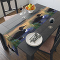 Loon Wildbird Duck Marsh Table Runner – Waterfowl Sunset Cotton-Poly Accent