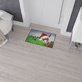 Christmas Donkey Floor Mat — Merry Christmas Holiday Welcome Rug