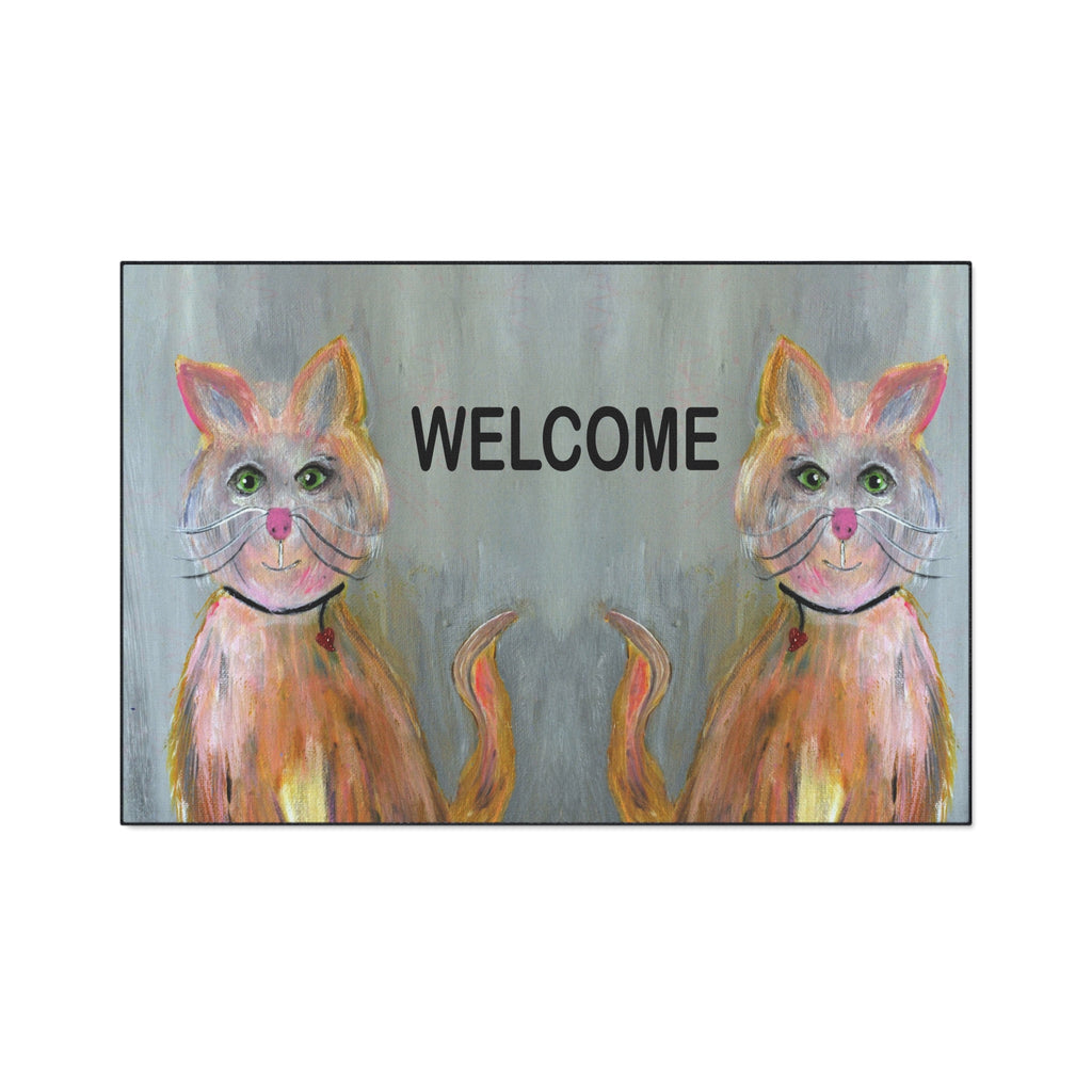 Welcome Cat Heavy Duty Floor Mat