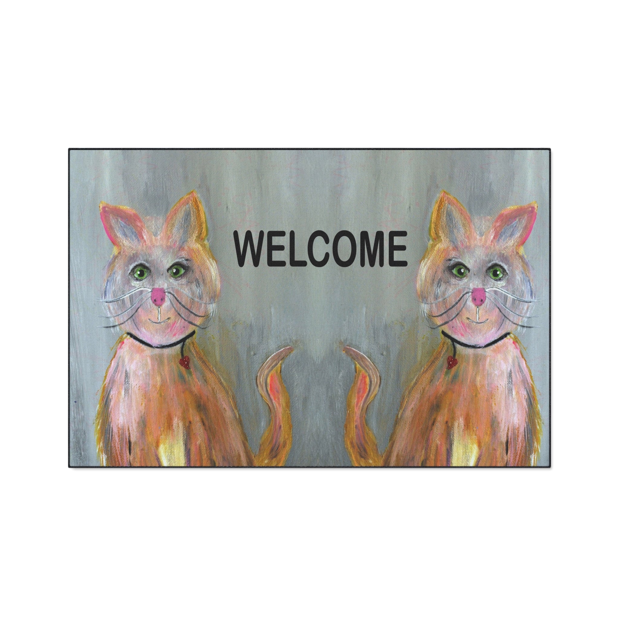 Welcome Cat Heavy Duty Floor Mat