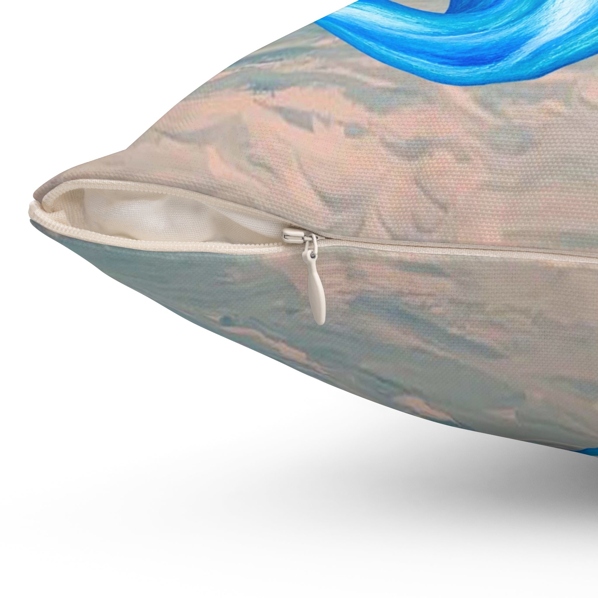 Blue Mermaid Swim Decorative Pillow