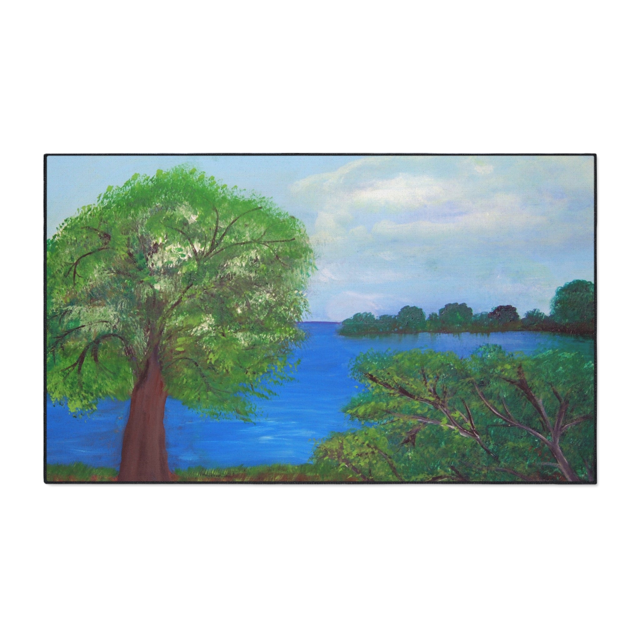 Scenic Lakeview Heavy-Duty Floor Mat