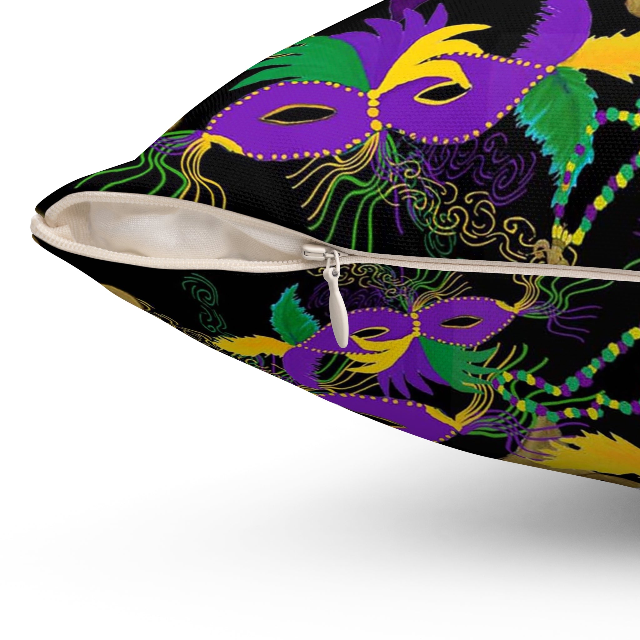 Mardi Gras Fleur-de-Lis Decorative Pillow
