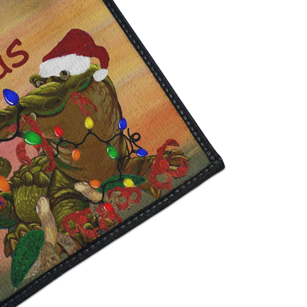 Cajun Christmas Heavy-Duty Floor Mat