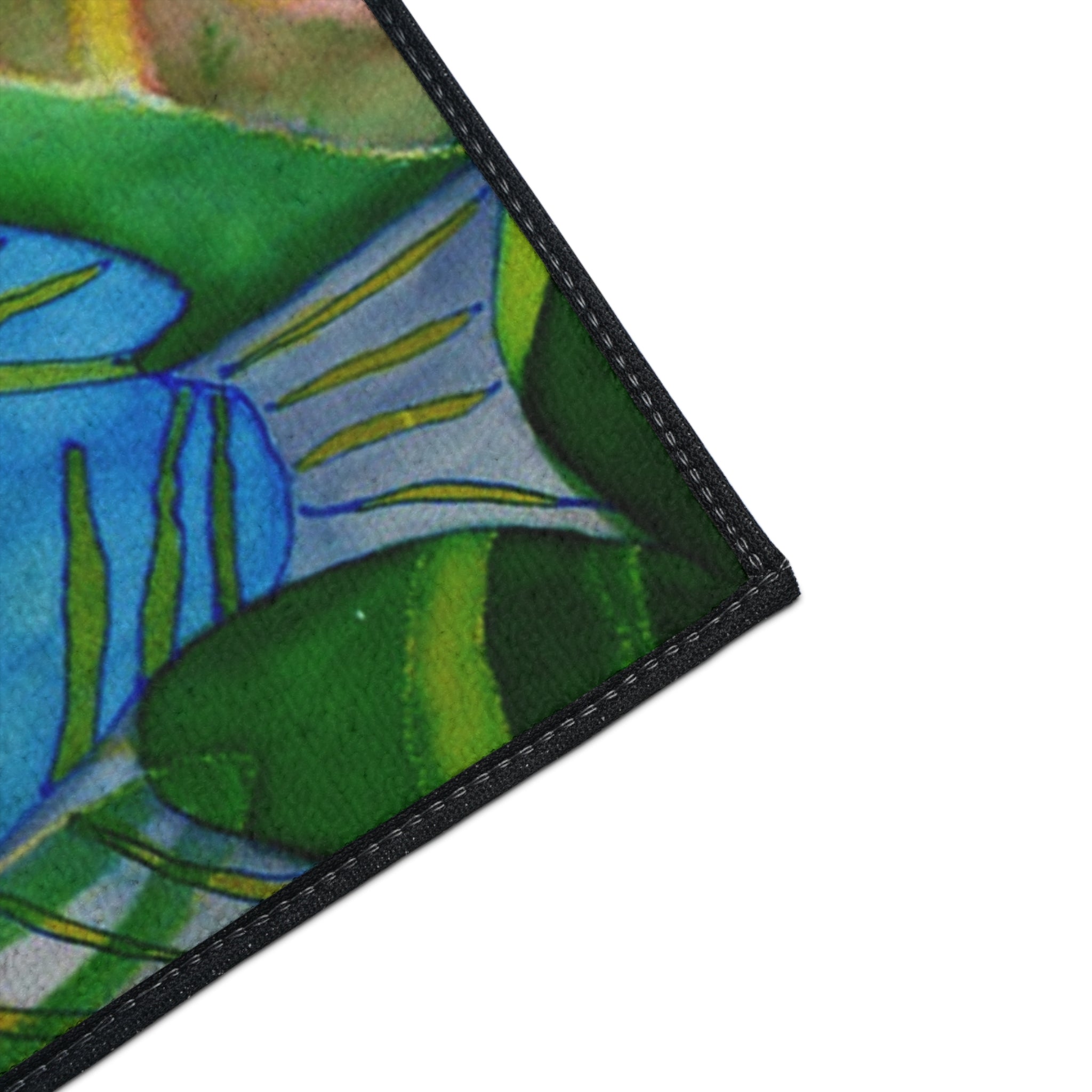 Tropical Fish Heavy-Duty Floor Mat — Colorful Reef Doormat
