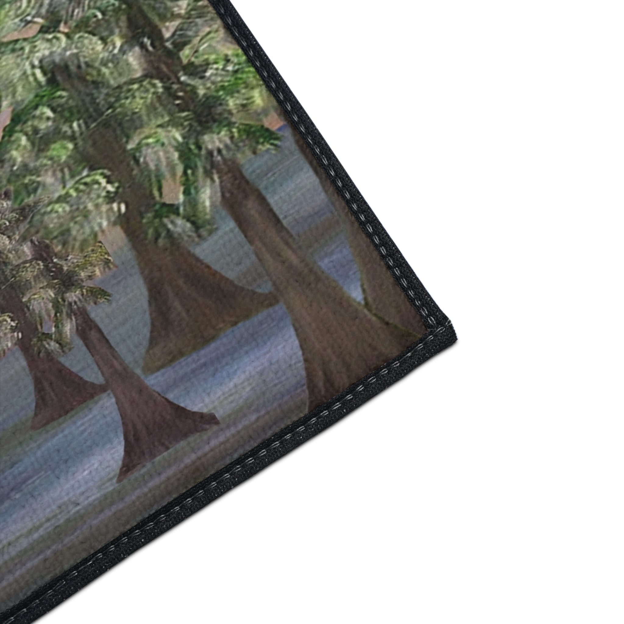 Believe Bigfoot Floor Mat Sashquash Swamp funny rug