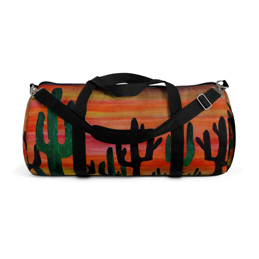 Cactus Sunset Duffel Bag — Southwestern Travel & Gym Bag