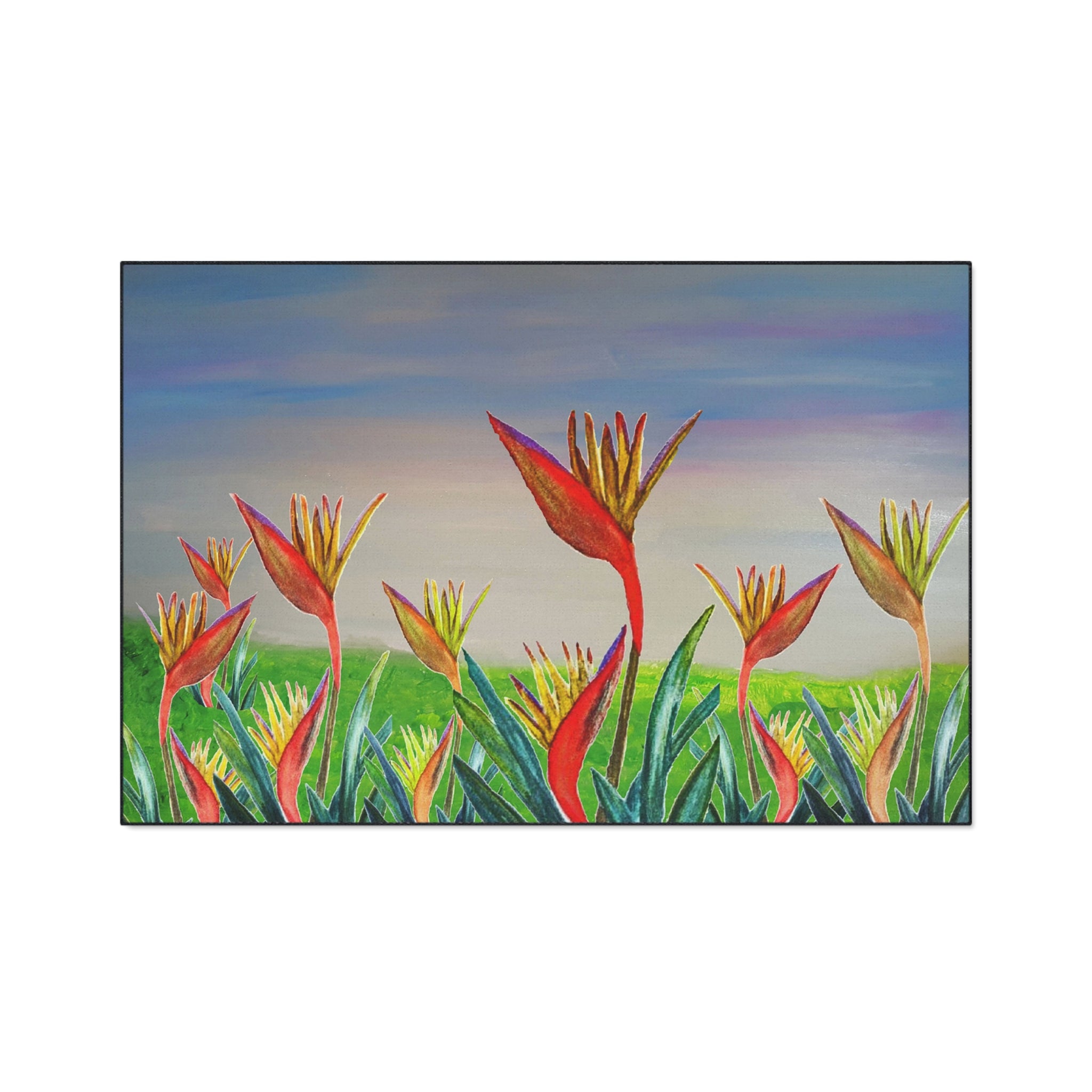 Bird of Paradise Floral Floor Mat - Heavy Duty Entry Rug
