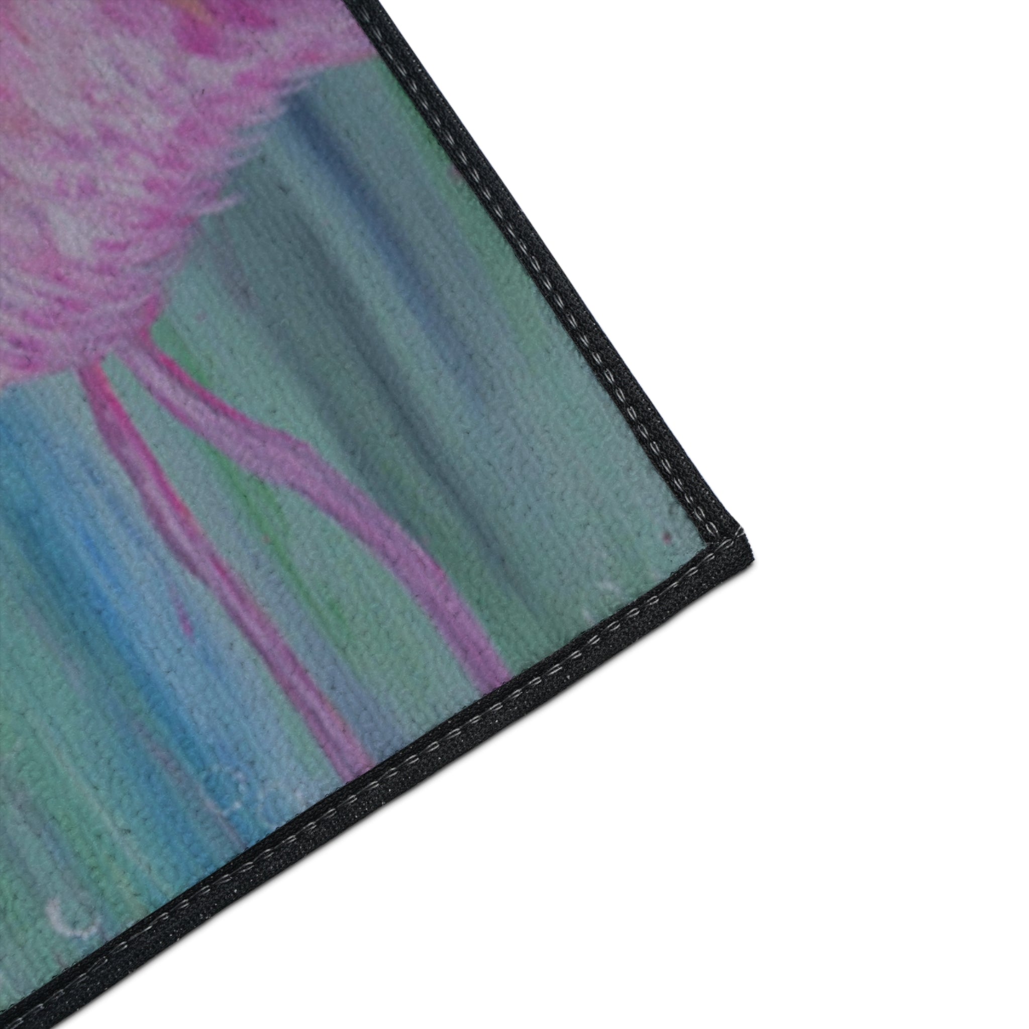 Flamingo Welcome Floor Mat — Heavy Duty Outdoor/Indoor Doormat