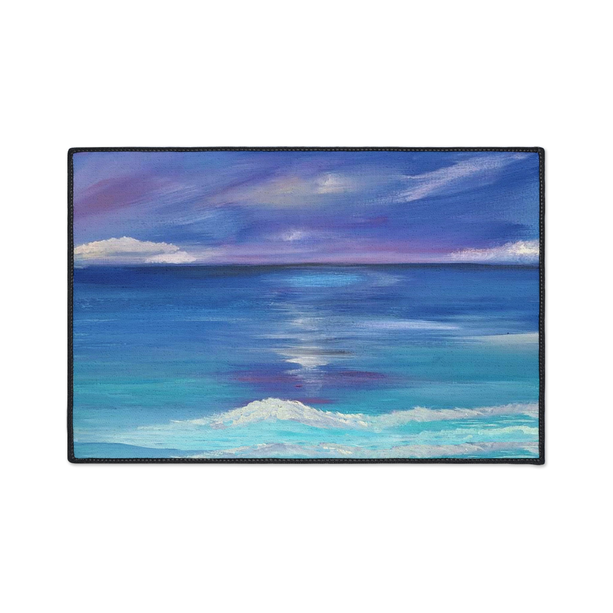 Ocean Panorama Heavy Duty Floor Mat — Seascape Welcome Mat