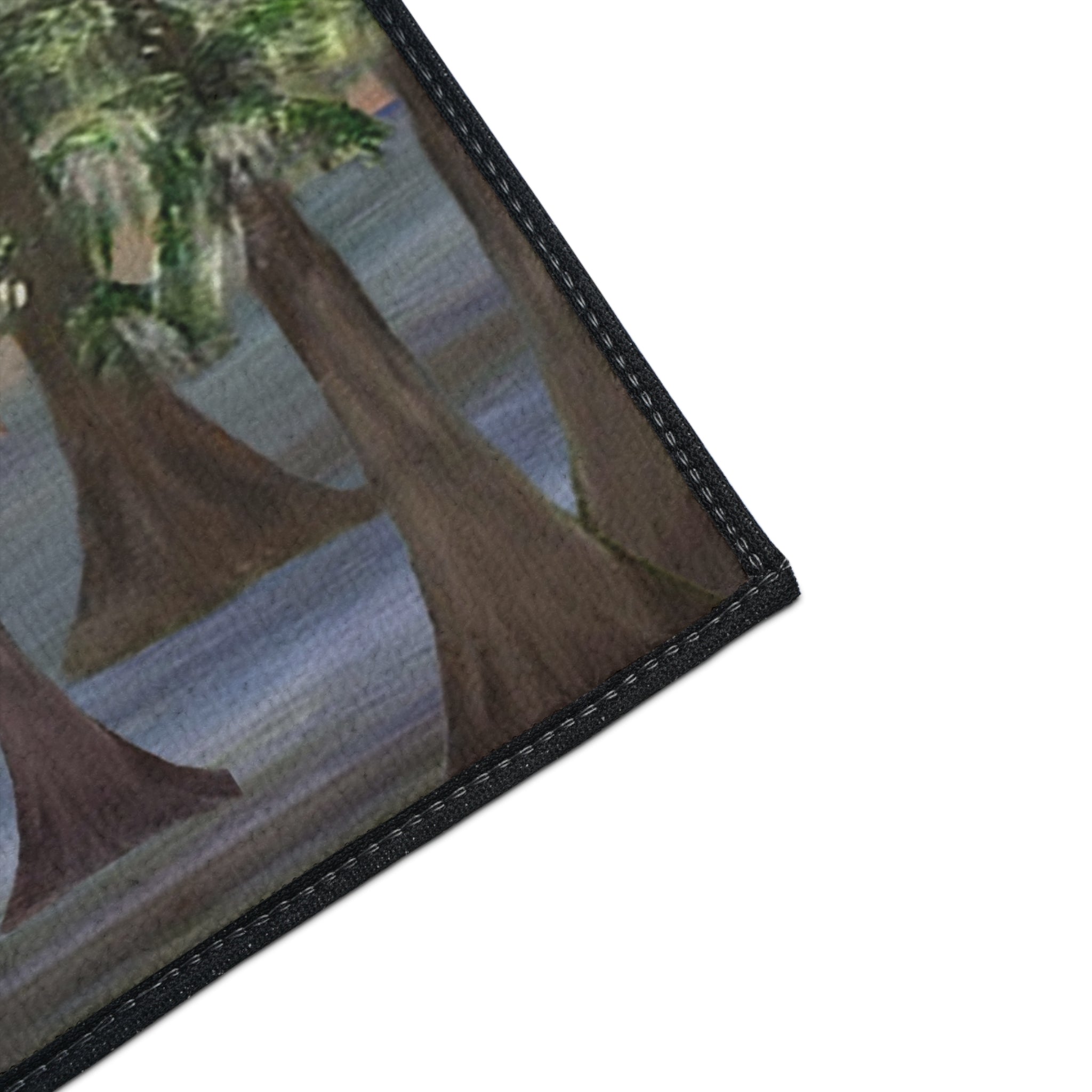 Believe Bigfoot Floor Mat Sashquash Swamp funny rug