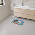 Christmas Beach Mat — Merry Christmas Coastal Holiday Doormat