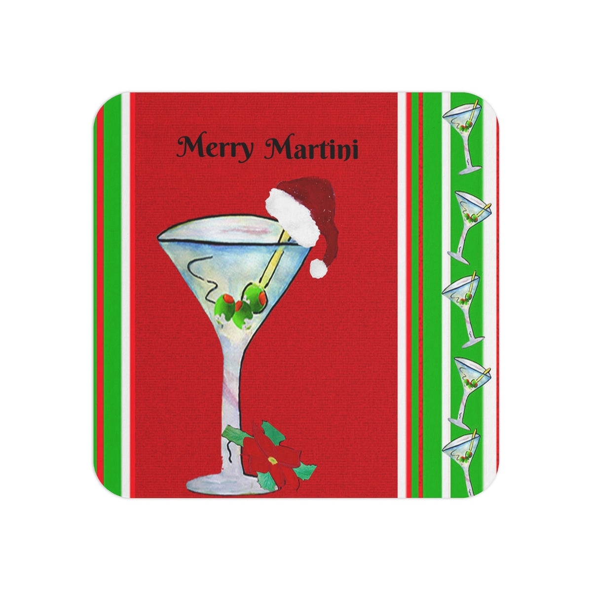 Holiday Martini Coasters (Set of 50/100)