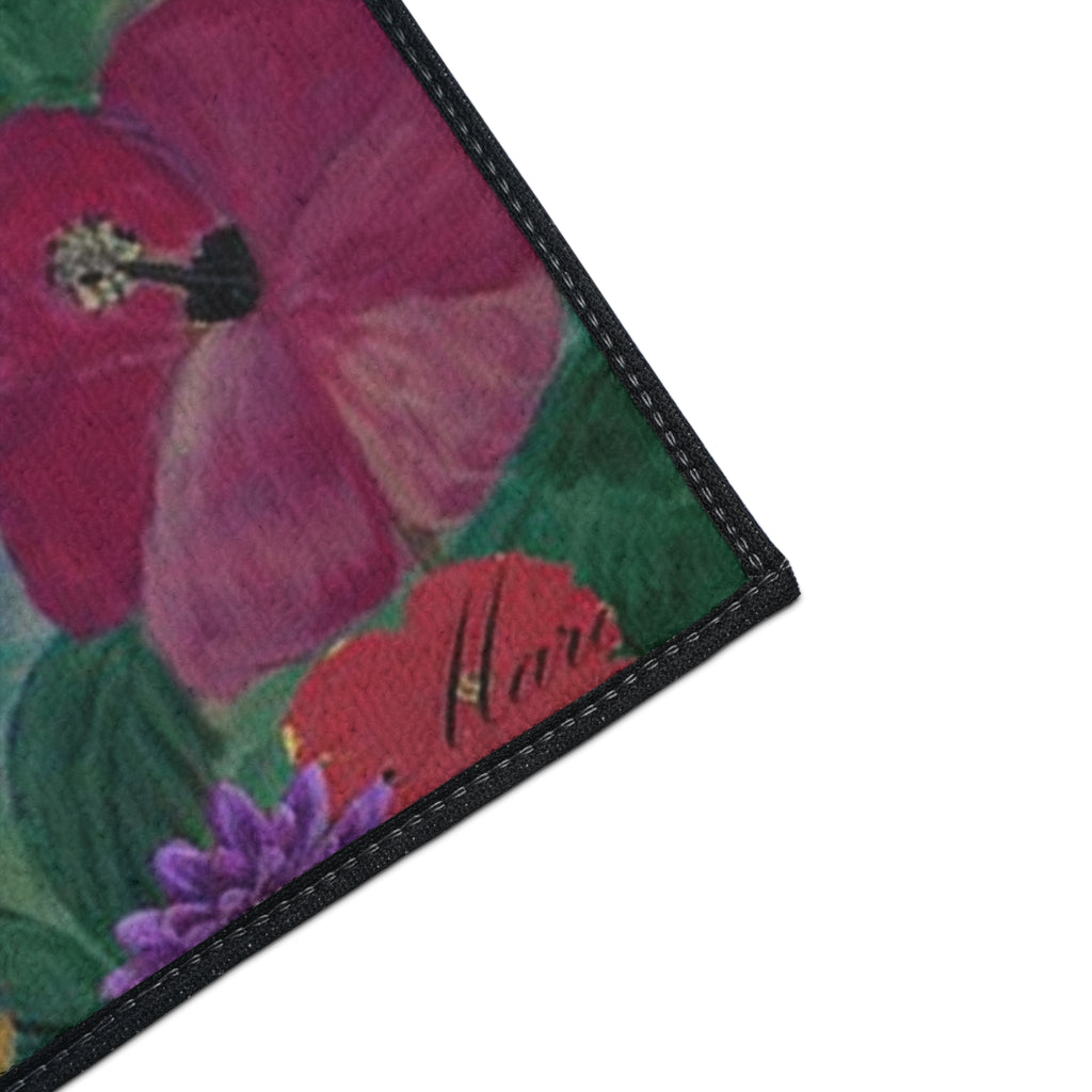 Flamingo Garden Heavy Duty Floor Mat
