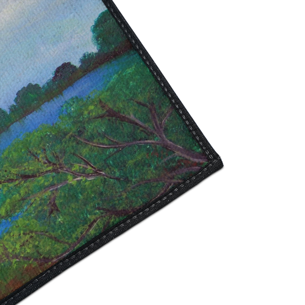 Scenic Lakeview Heavy-Duty Floor Mat