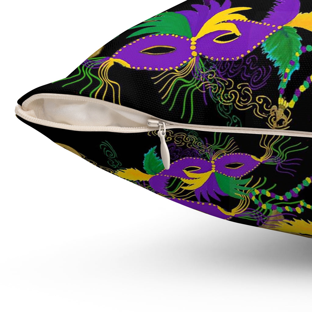 Mardi Gras Fleur-de-Lis Decorative Pillow