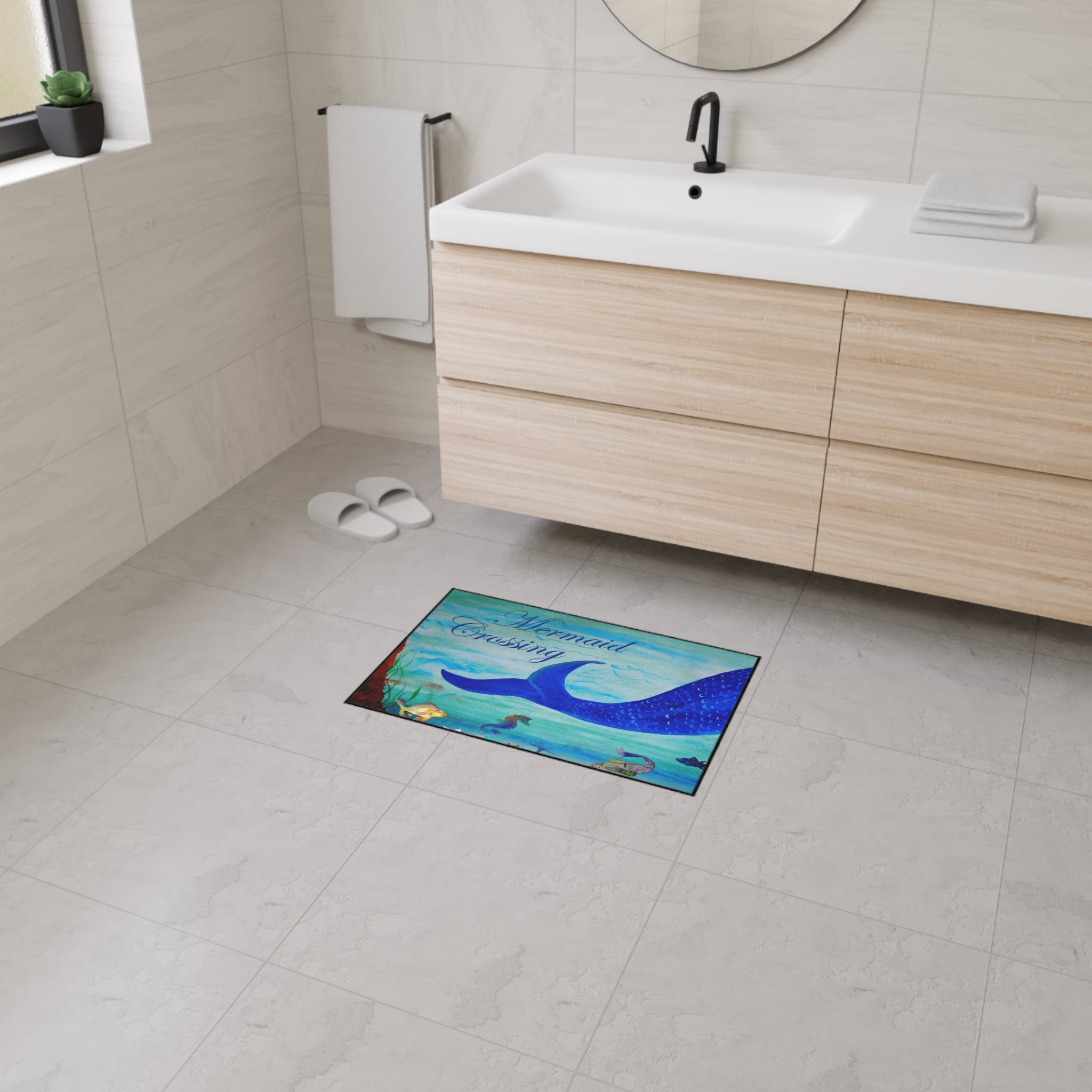 Mermaid Crossing Heavy Duty Floor Mat