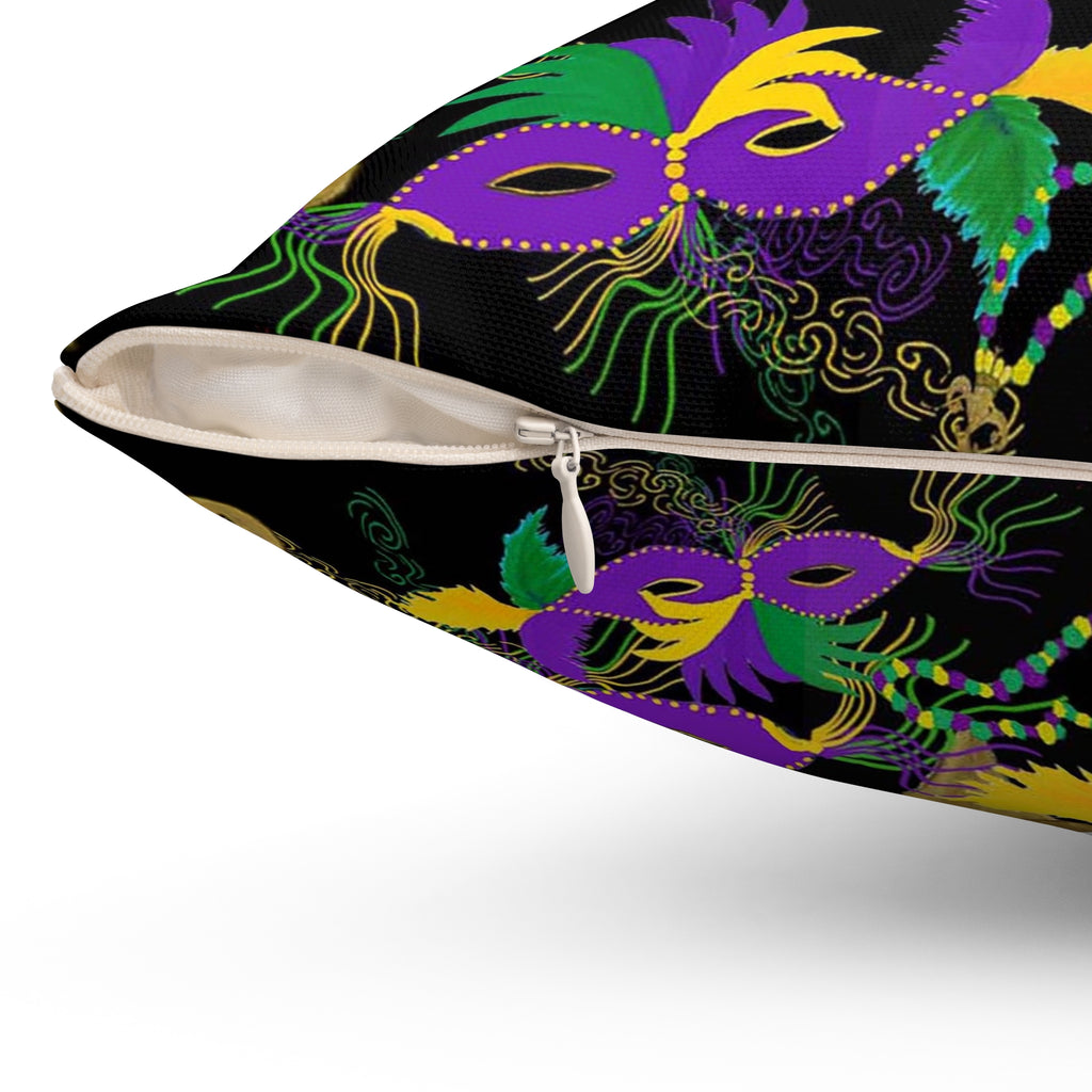 Mardi Gras Fleur-de-Lis Decorative Pillow