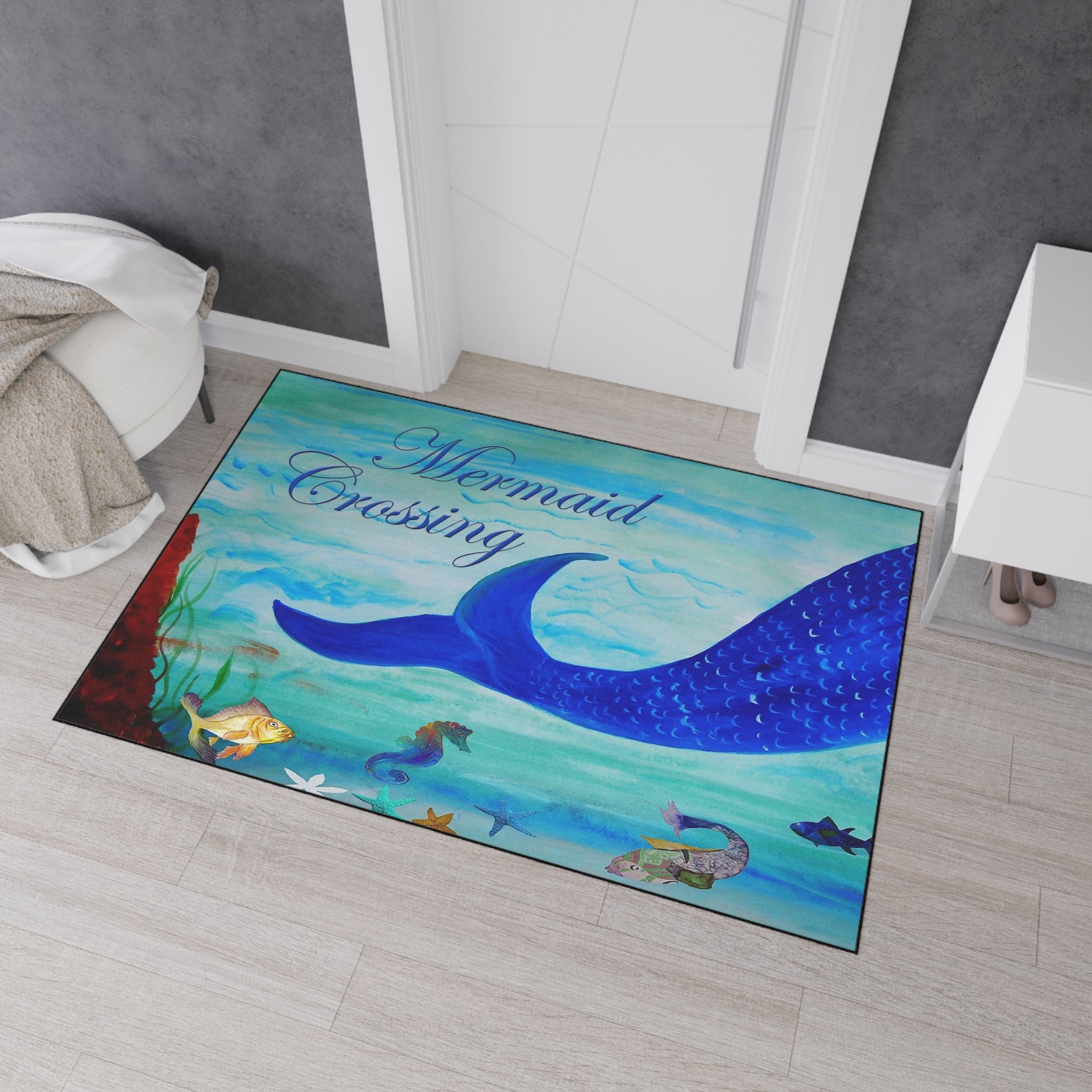 Mermaid Crossing Heavy Duty Floor Mat