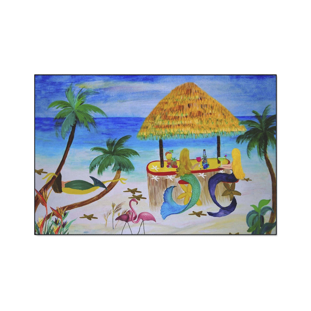 Tropical Mermaid Beach Mat — Heavy Duty Outdoor/Indoor Doormat