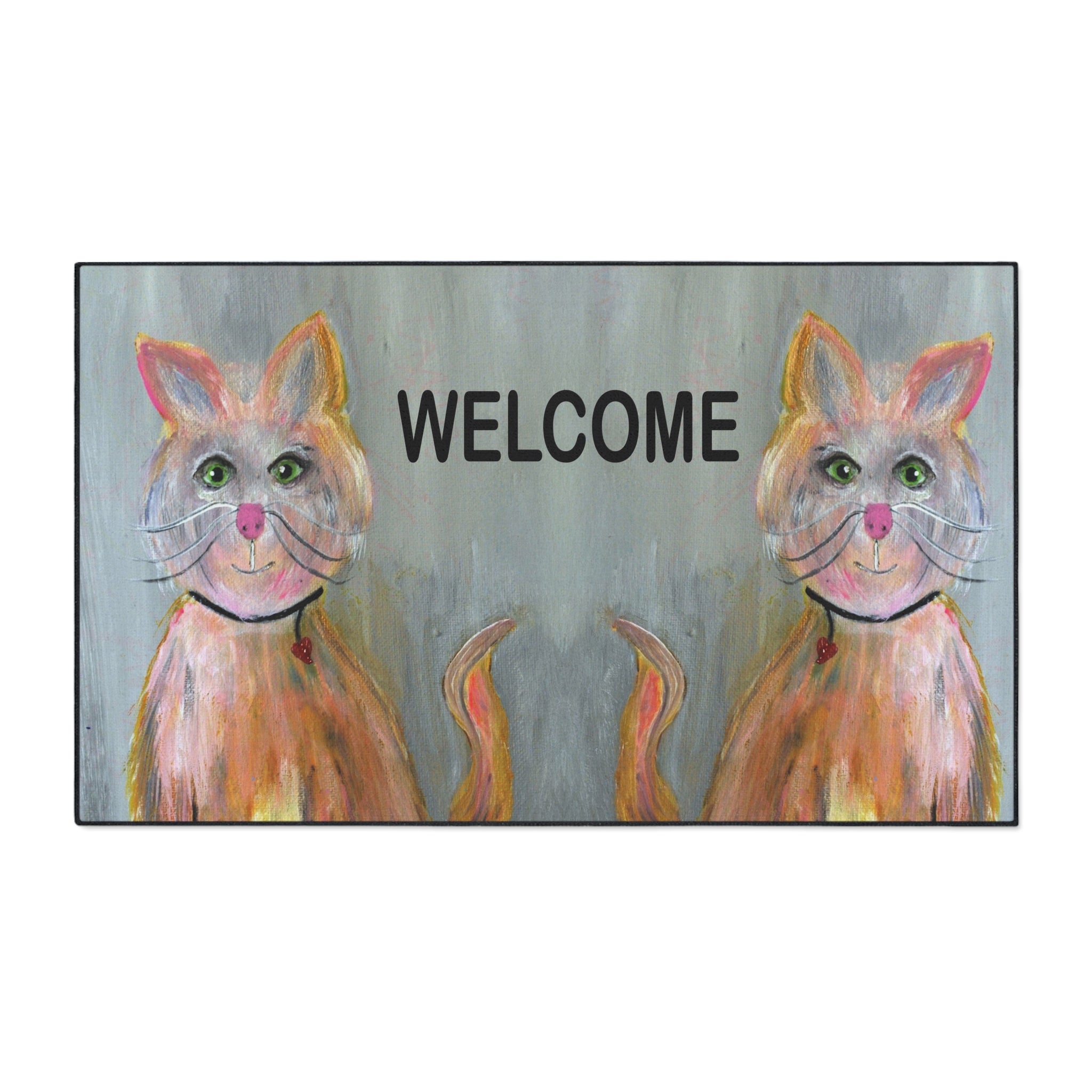 Welcome Cat Heavy Duty Floor Mat