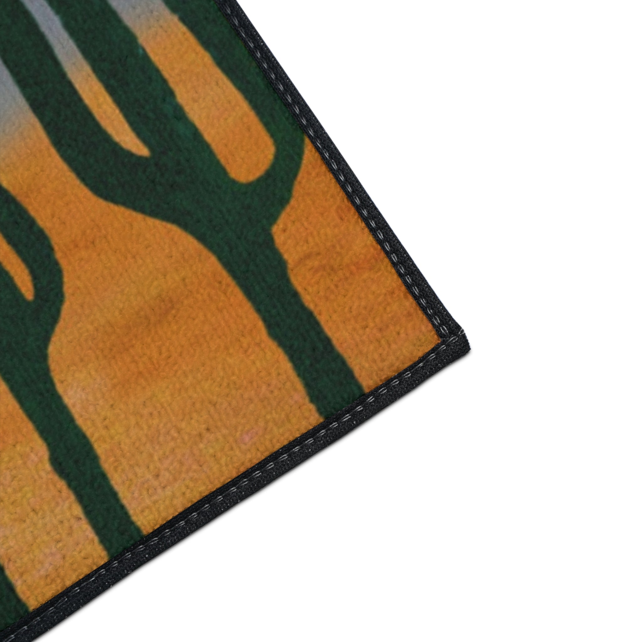 Desert Sunset Cactus Field Floor Mat