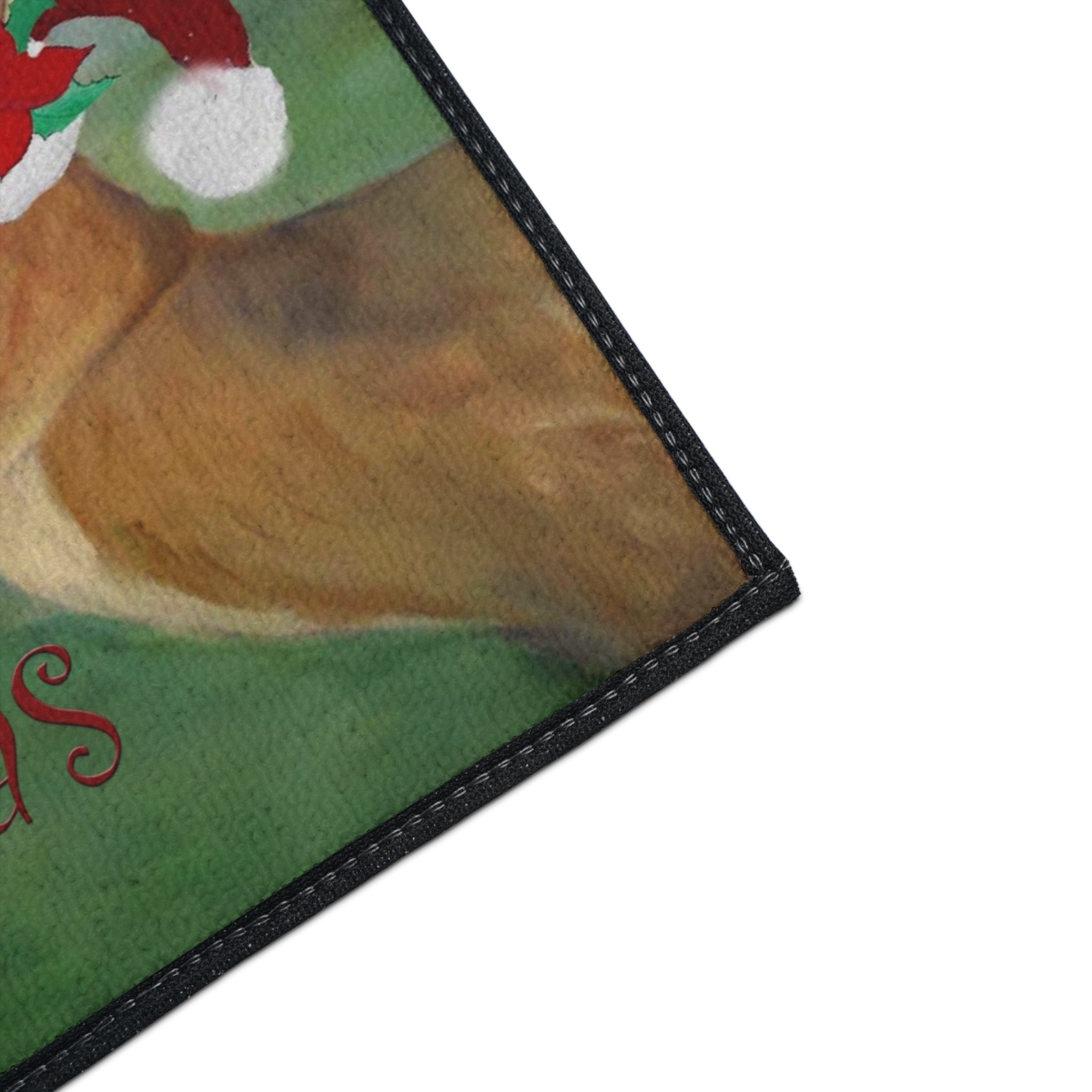 Christmas Deer Floor Mat — Merry Christmas Holiday Doormat