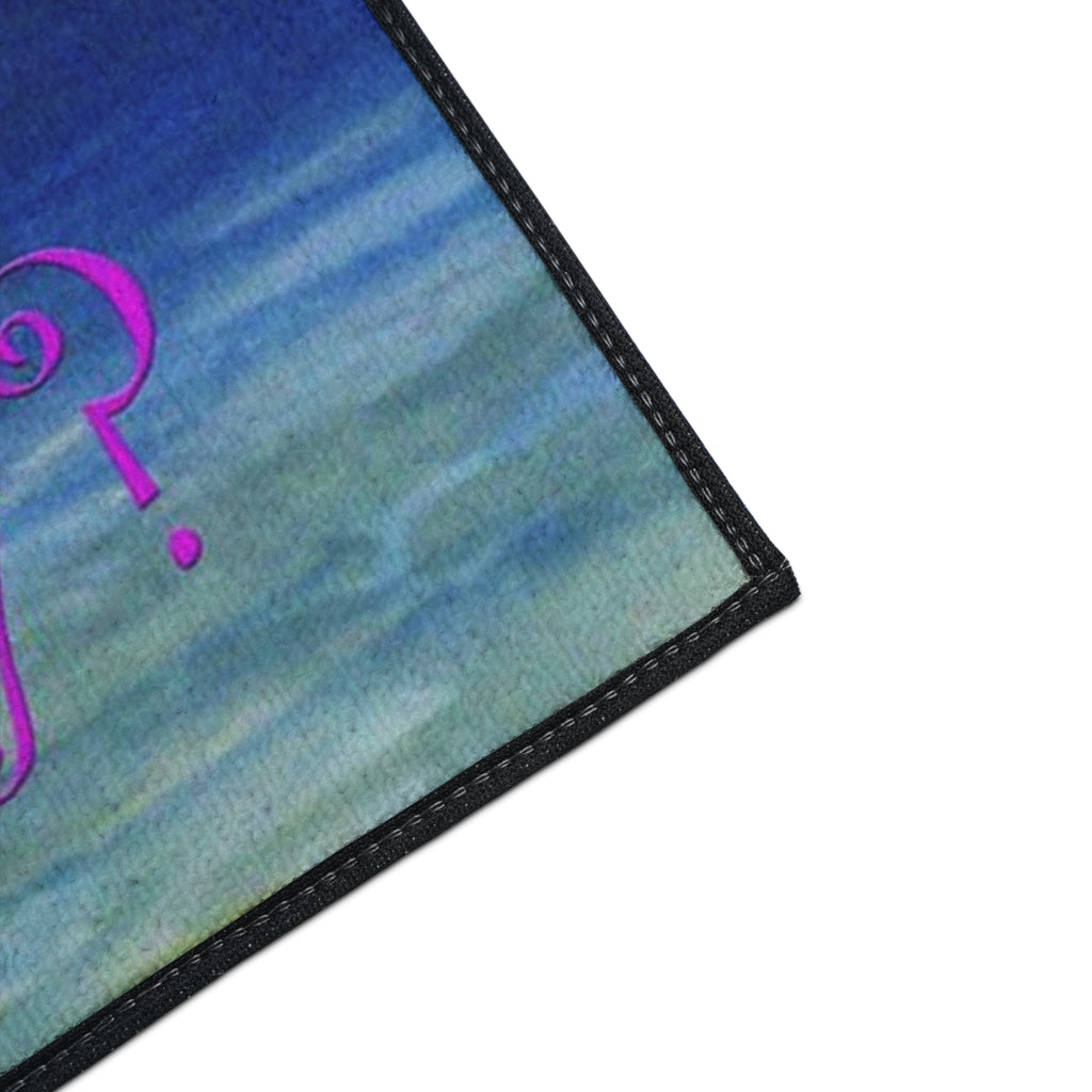 What's Your Therapy? Margarita Mermaid Floor Mat — Heavy Duty Beach Bar Welcome Mat