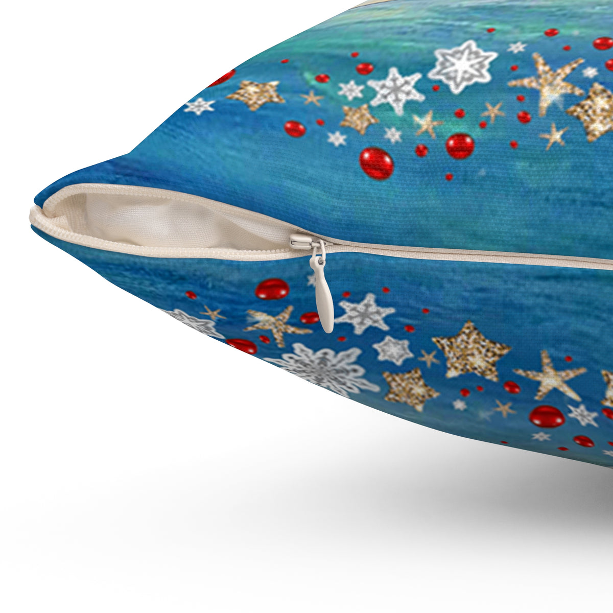 Merry Christmas Oyster Family Holiday Pillow