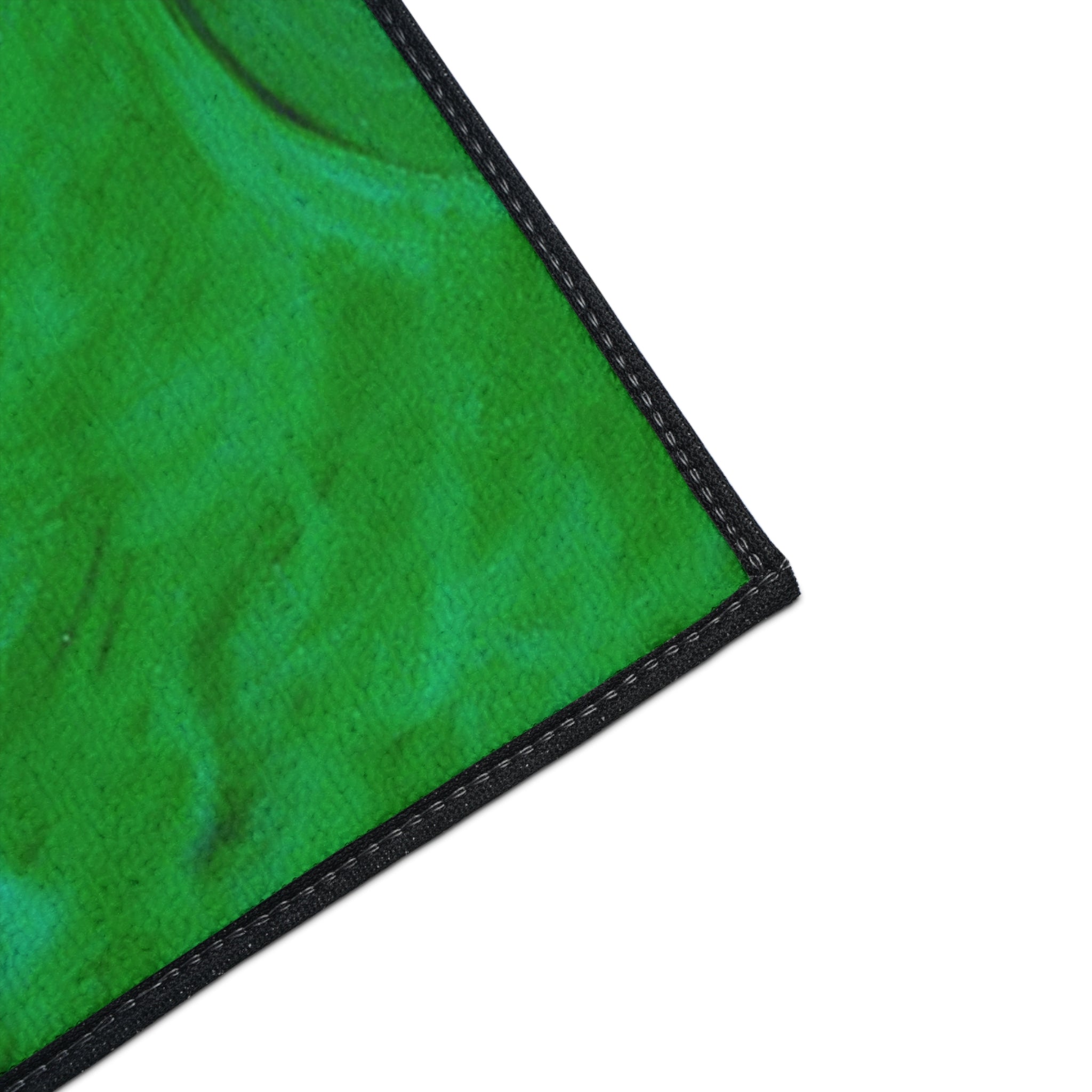 Golf Flamingo Heavy Duty Floor Mat — Tropical 18th Hole Welcome Mat