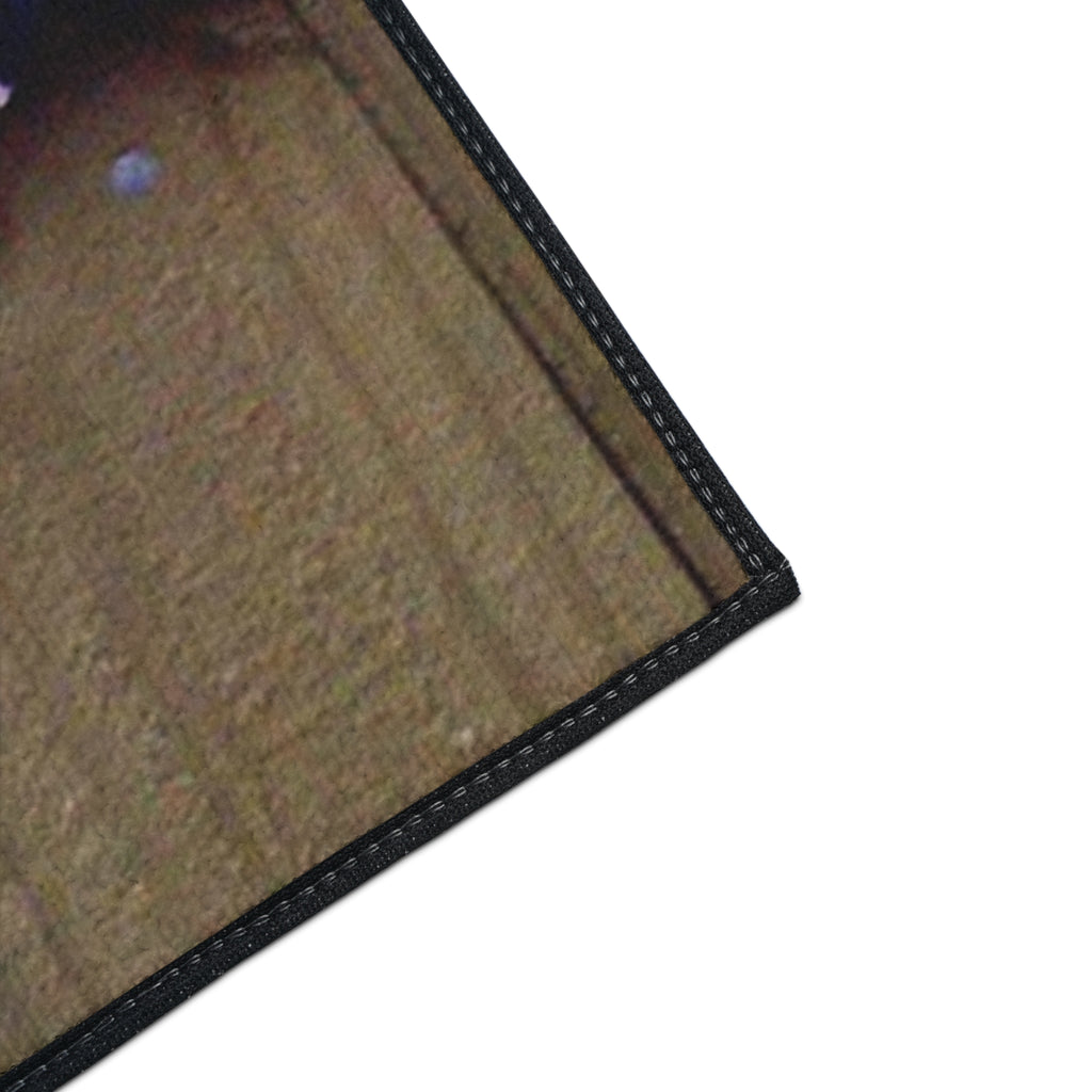 Bear Crossing Heavy-Duty Floor Mat — Rustic Welcome Doormat for Porch & Entry