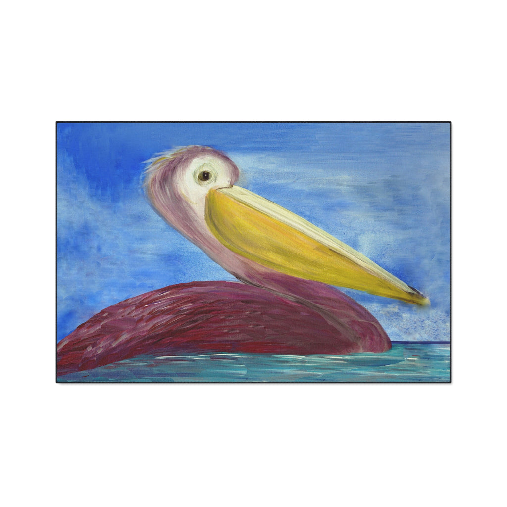 Pelican Art Floor Mat — Heavy-Duty Coastal Welcome Rug