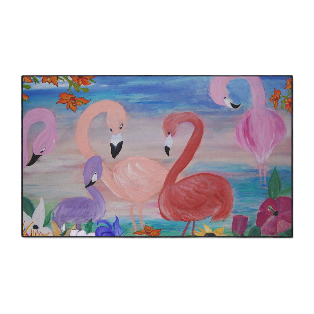 Flamingo Garden Heavy Duty Floor Mat