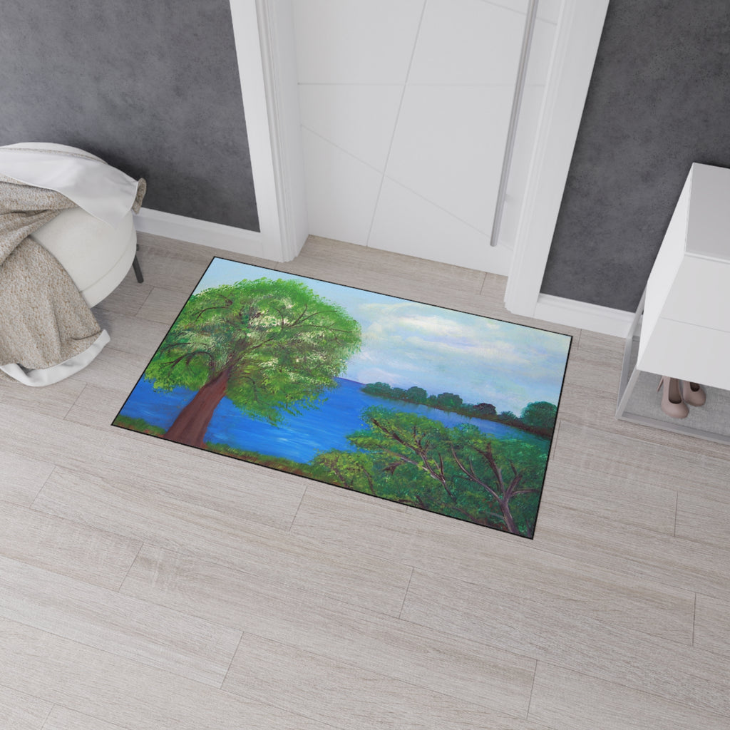 Scenic Lakeview Heavy-Duty Floor Mat