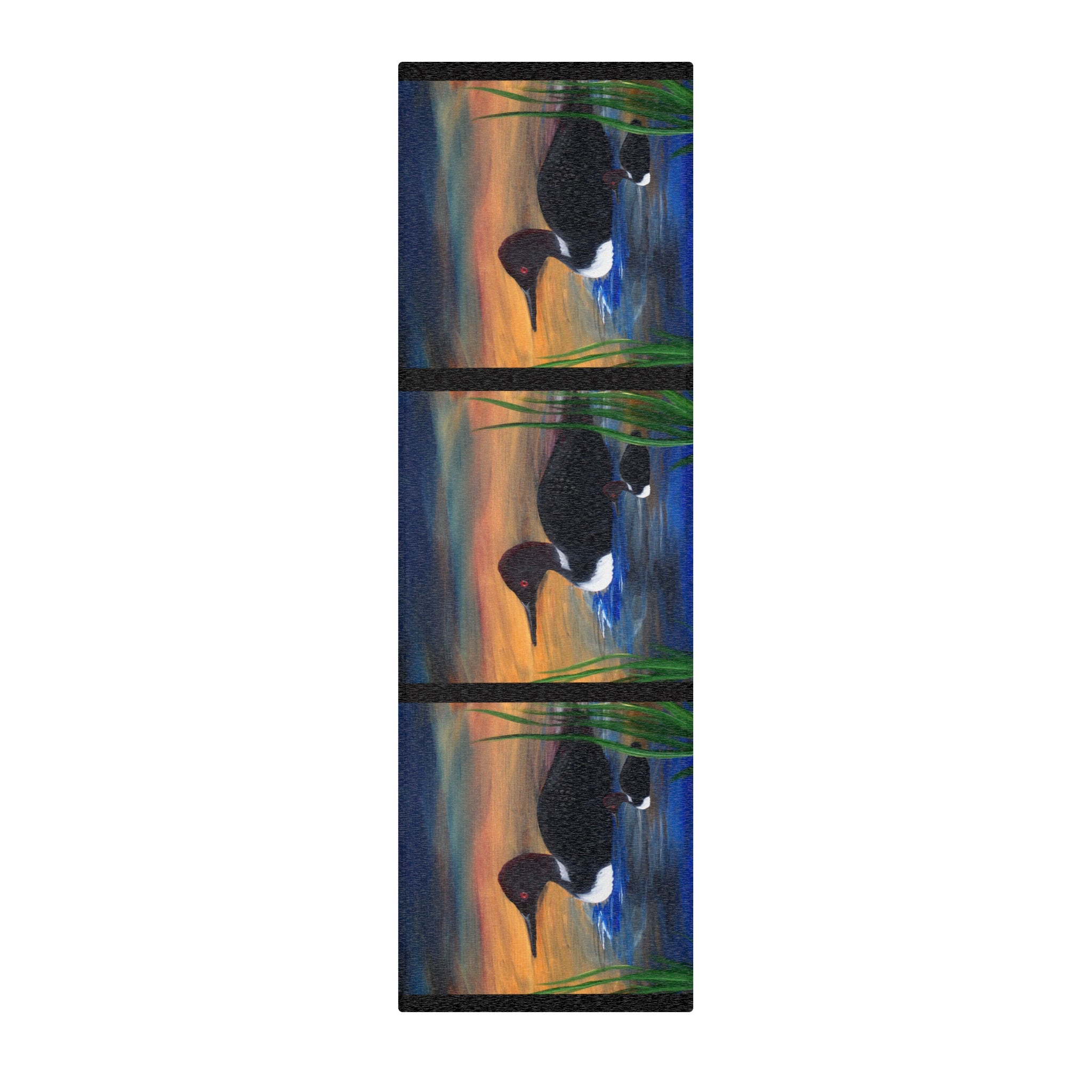 Loon Sunset Area Rug — Rustic Lake House Runner