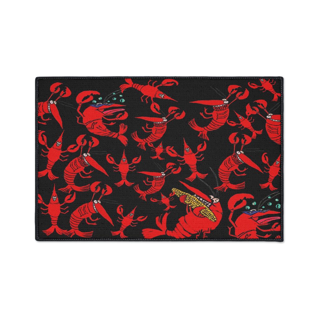 Crawfish Pattern Floor Mat — Heavy-Duty Non-Slip Doormat for Kitchen & Entry