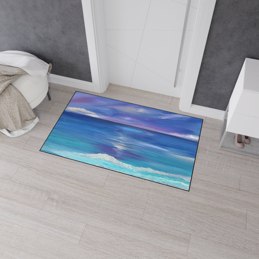 Ocean Panorama Heavy Duty Floor Mat — Seascape Welcome Mat