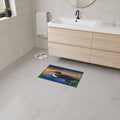 Loons at Dusk Heavy-Duty Floor Mat Lake House doormat rug