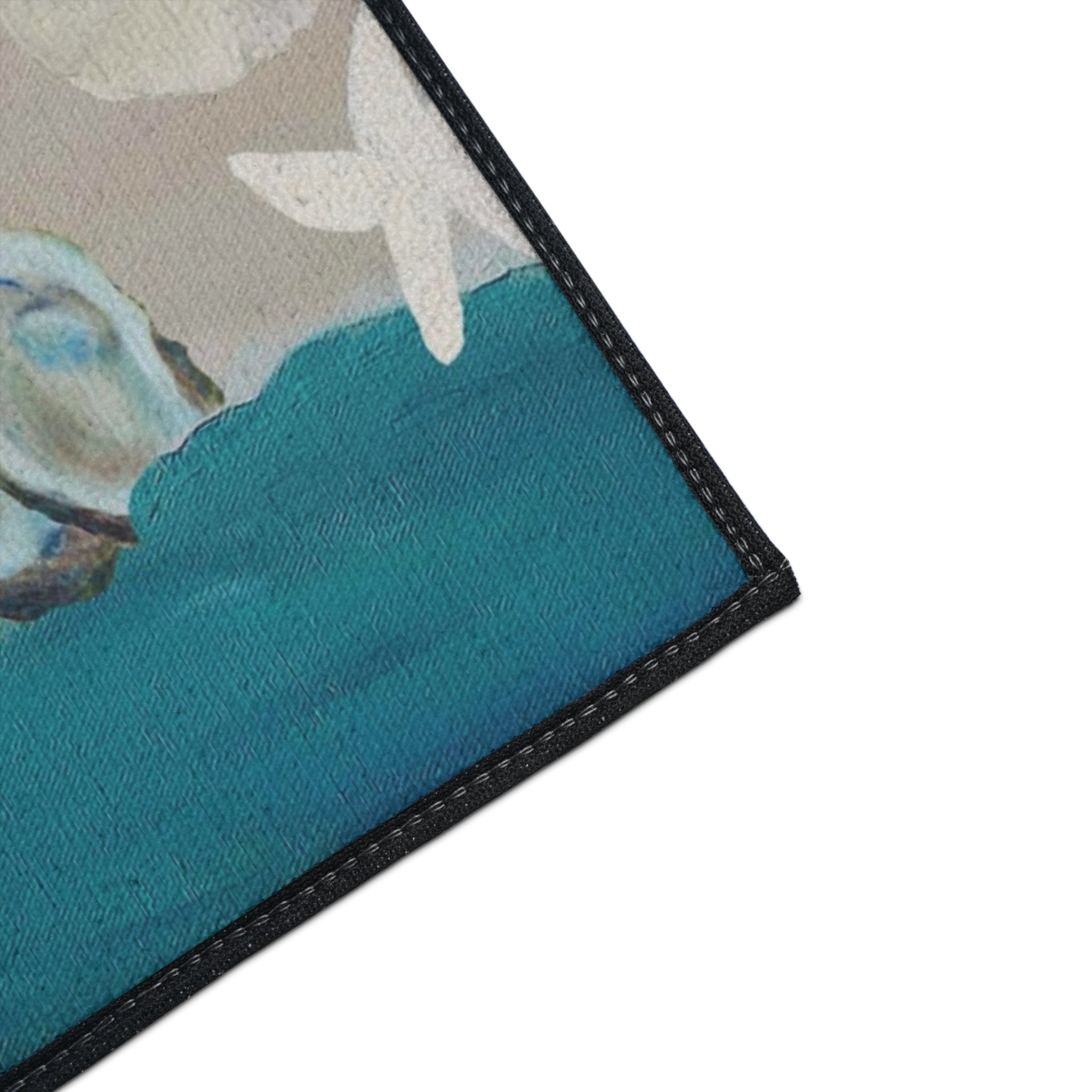 Coastal Seahorse Heavy-Duty Floor Mat