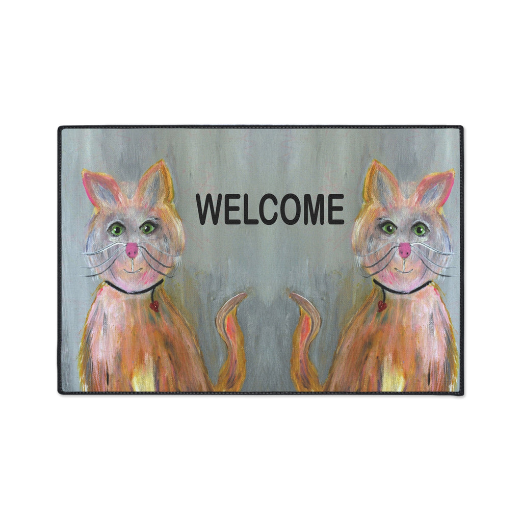 Welcome Cat Heavy Duty Floor Mat