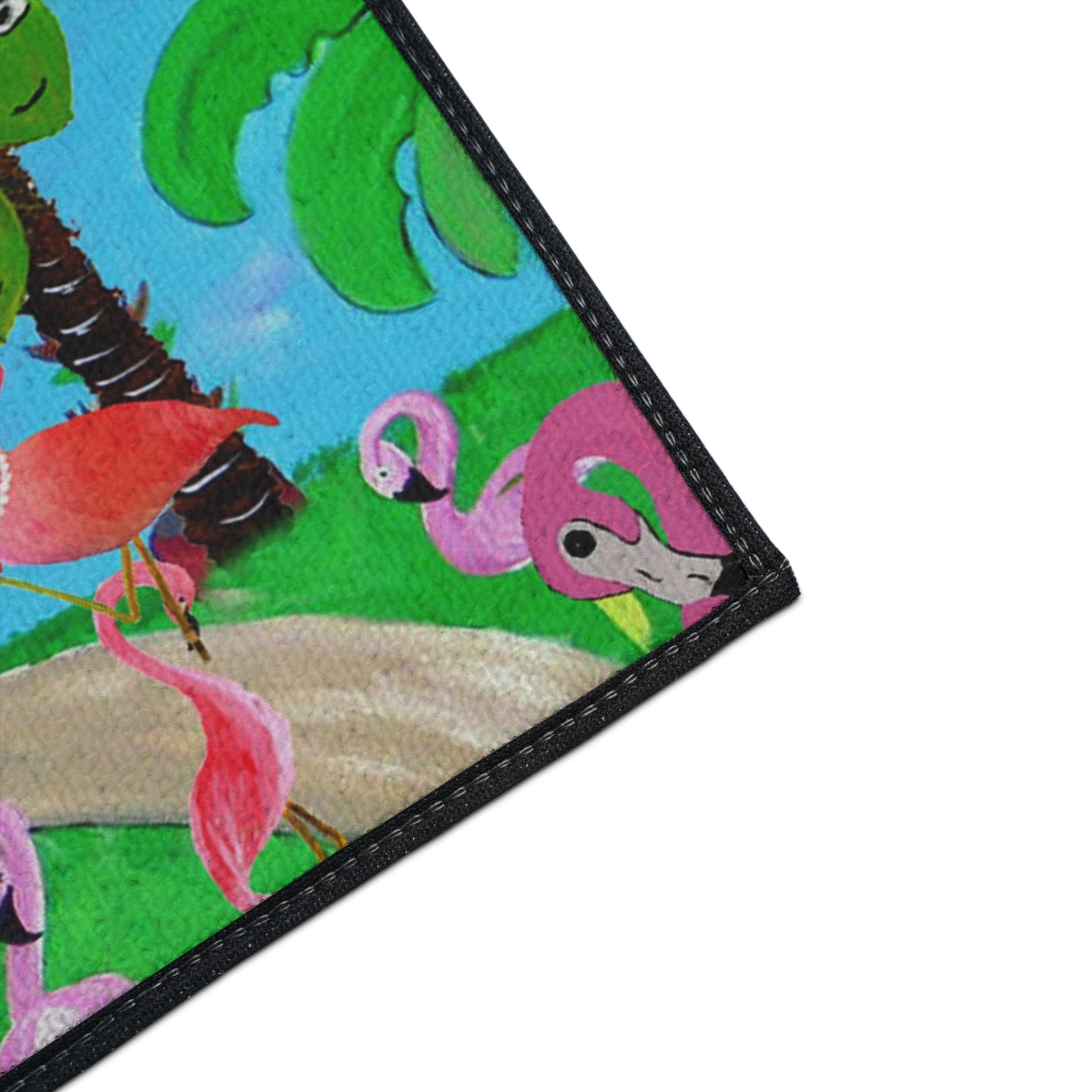 Tropical Flamingo Doormat — Heavy Duty Outdoor/Indoor Floor Mat