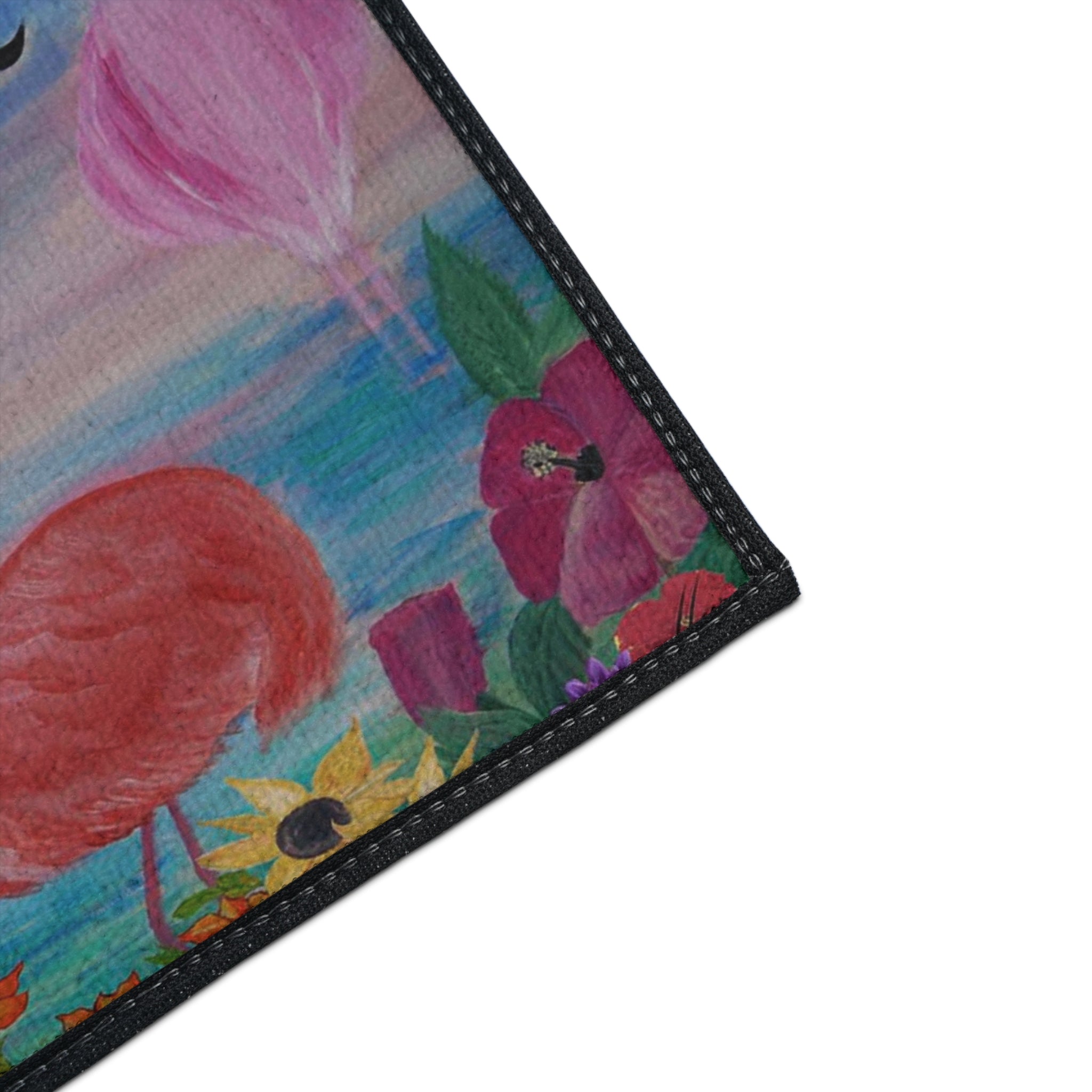 Flamingo Garden Heavy Duty Floor Mat