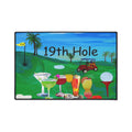 19th Hole Golf Bar Floor Mat — Heavy Duty Welcome Doormat for Golfers