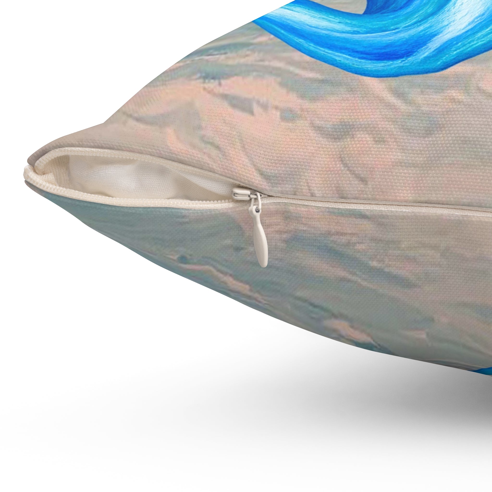 Blue Mermaid Swim Decorative Pillow