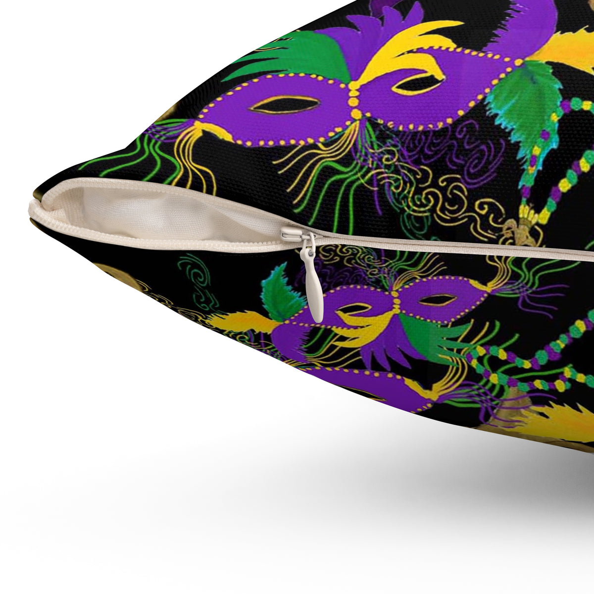 Mardi Gras Fleur-de-Lis Decorative Pillow