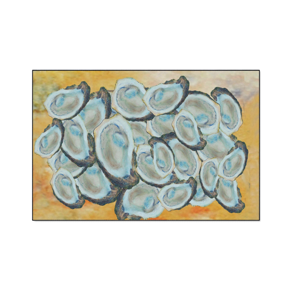Oyster Shell Heavy-Duty Floor Mat — Coastal Seaside Entry Rug